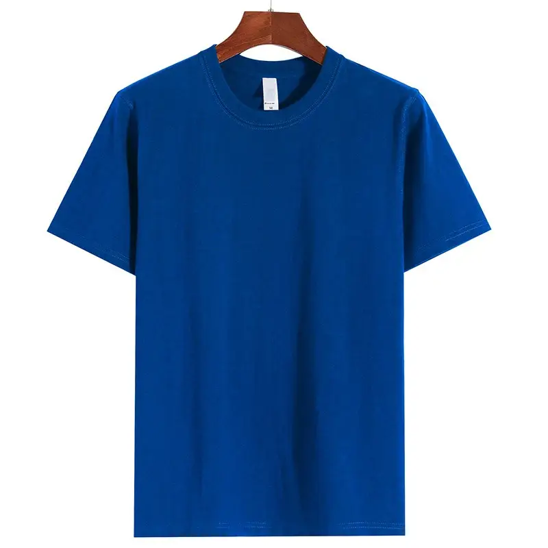 Men Cotton T-Shirt White 270g Short Sleeve - Image 16