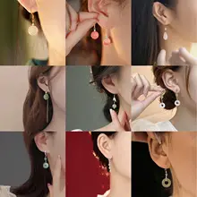 Silver Chain Earrings for Women, U-Shaped Design, Lightweight, Daily Wear — feature 4