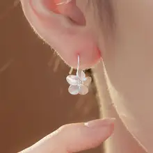 Silver Chain Earrings for Women, U-Shaped Design, Lightweight, Daily Wear — feature 9