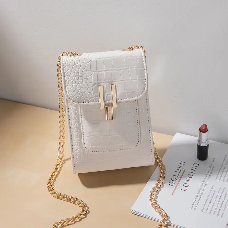 Black Rhombus Shoulder Crossbody Bag for Women - Image 5