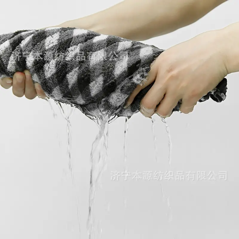 Japanese Style Pure Cotton Bath Towel Set Two-Piece Absorbent Soft - Image 10