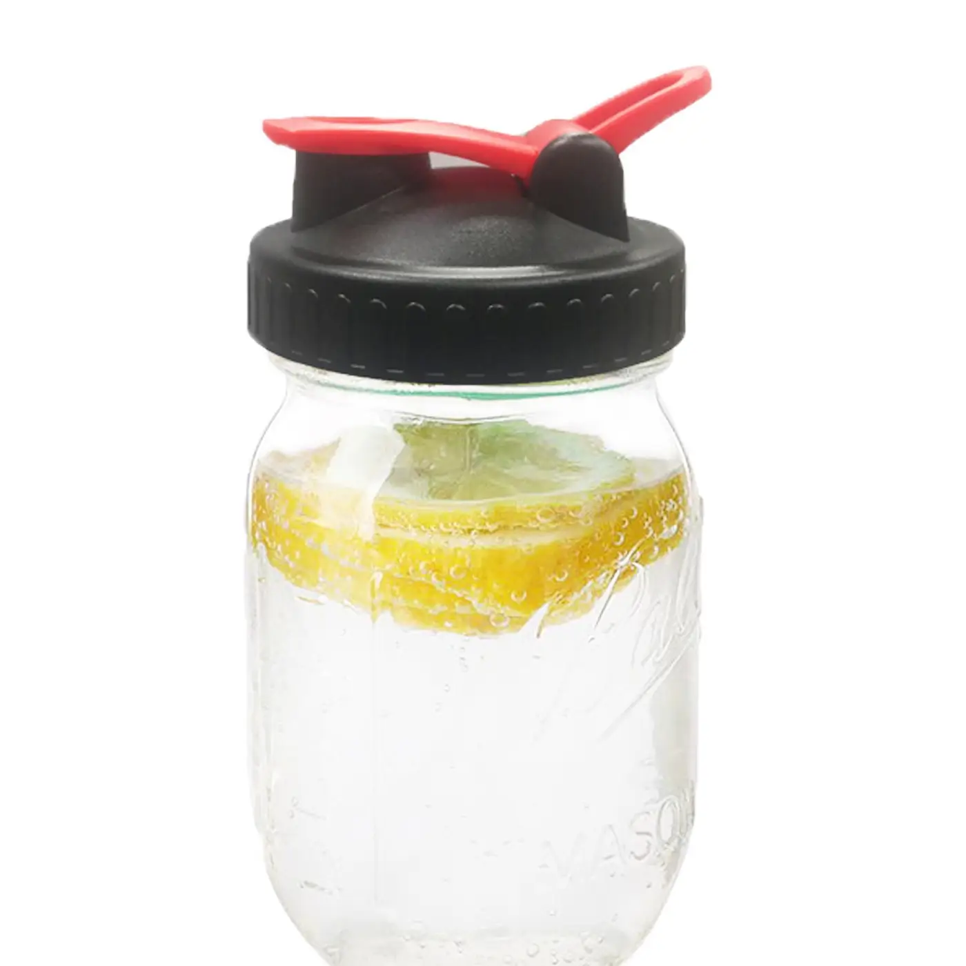 Wide Mason Jar Lid Flip Seal Label Lemon Coffee Tea Jam Oat Mason Bottle Lid
