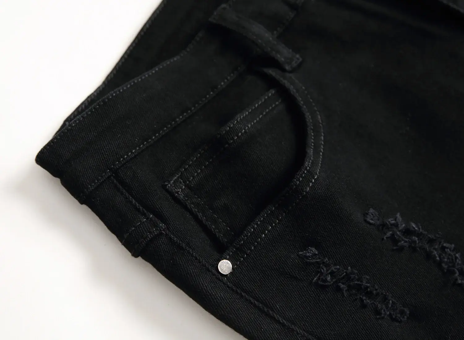 Black Skinny Slim Fit Jeans 2025 Men — feature 4