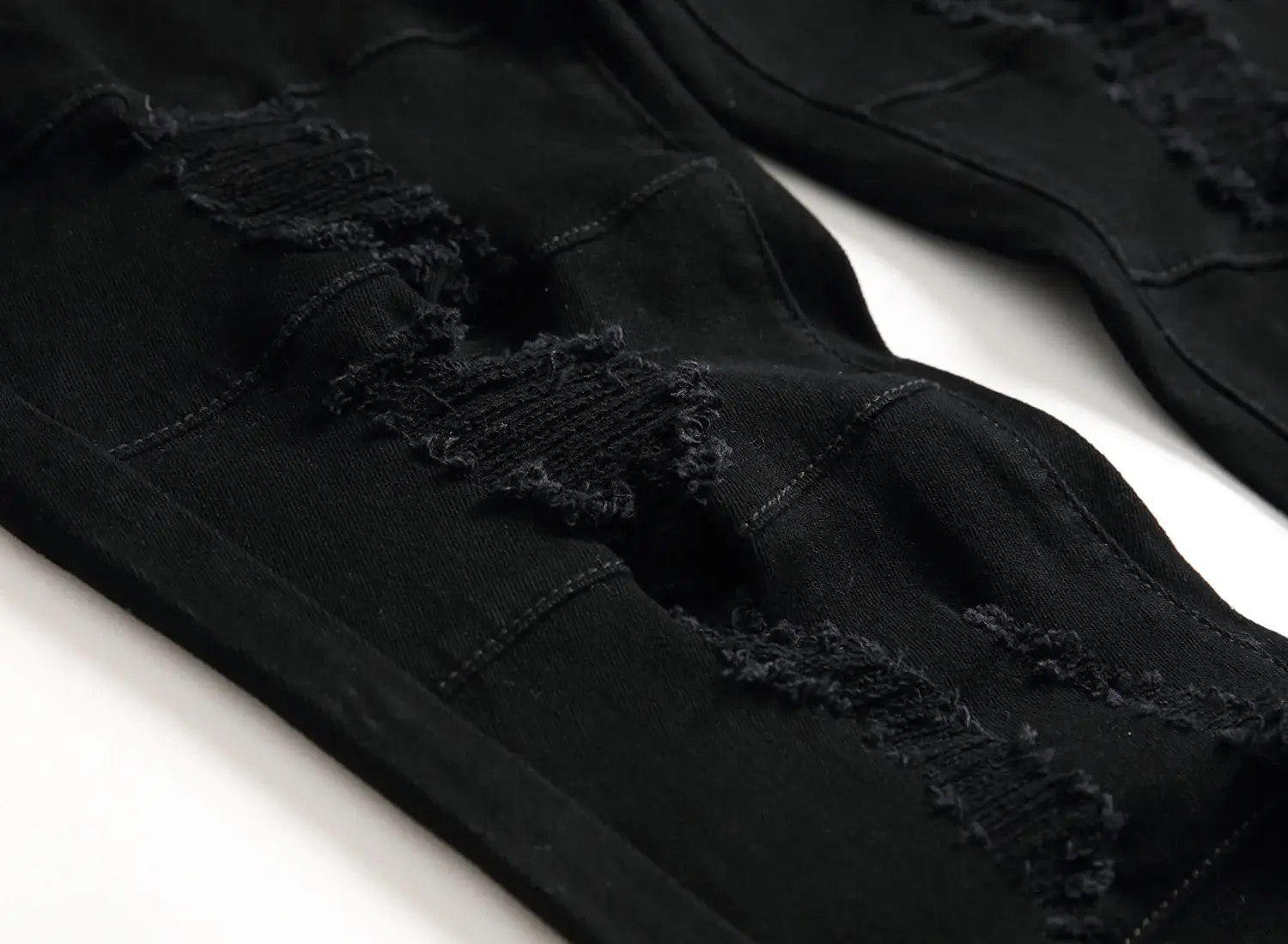 Black Skinny Slim Fit Jeans 2025 Men — feature 8