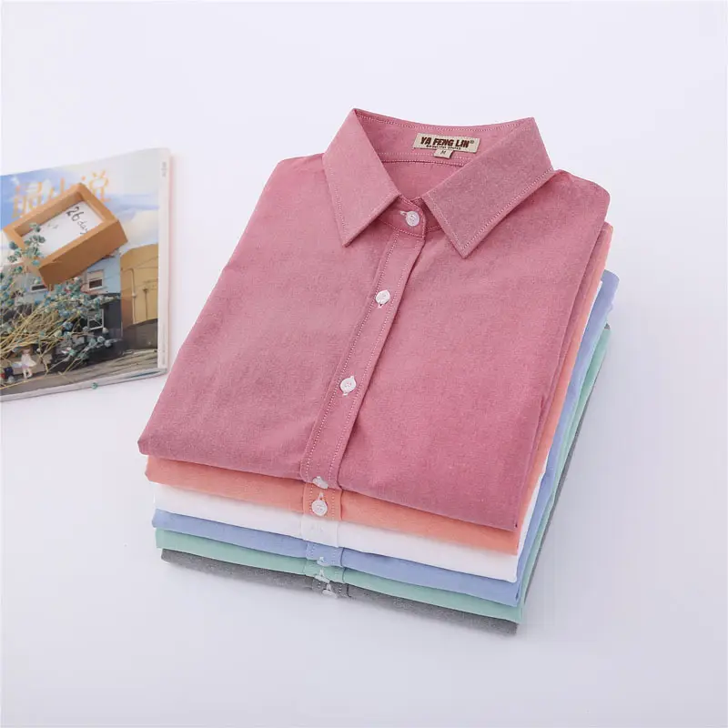 Women Cotton Cardigan Square Collar Pink 2020 - Image 8