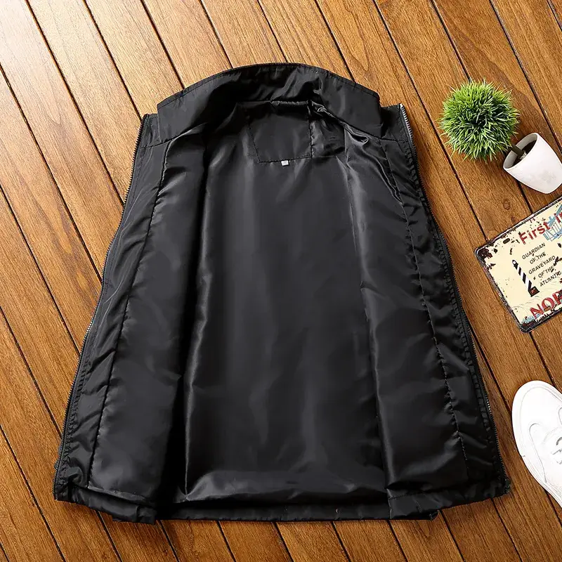 Men's Black Korean Style Trench Coat 2025 - Image 12