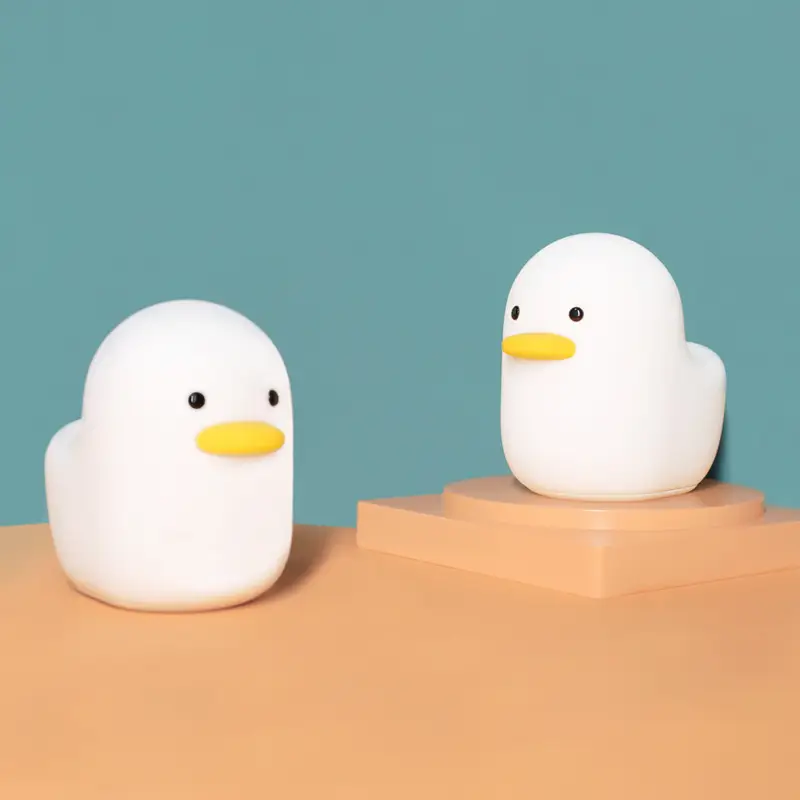 Duck Shape Night Light Silicone Bedside Dimmer