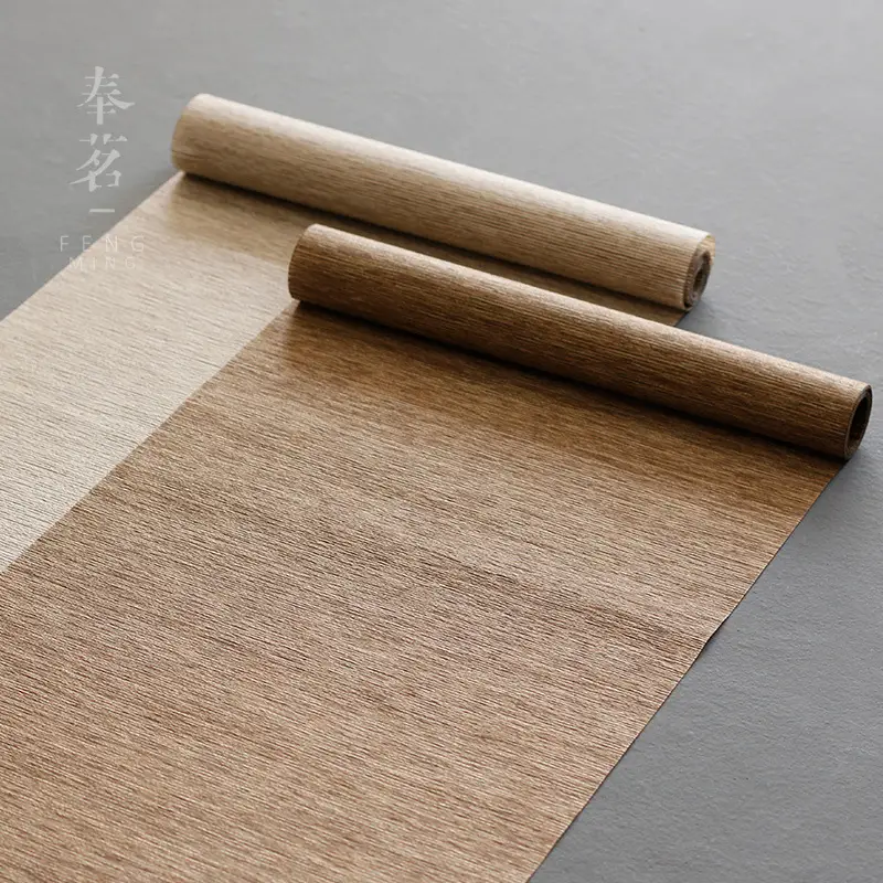 Waterproof Fiber Tea Mat Brown Zen Tea Tray Mat 200x20cm