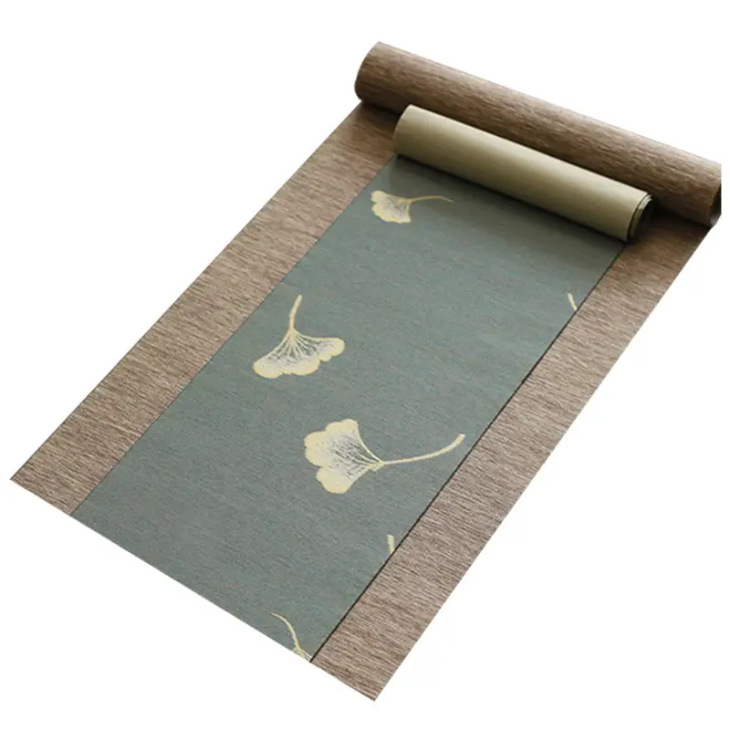 Waterproof Fiber Tea Mat Brown Zen Tea Tray Mat 200x20cm