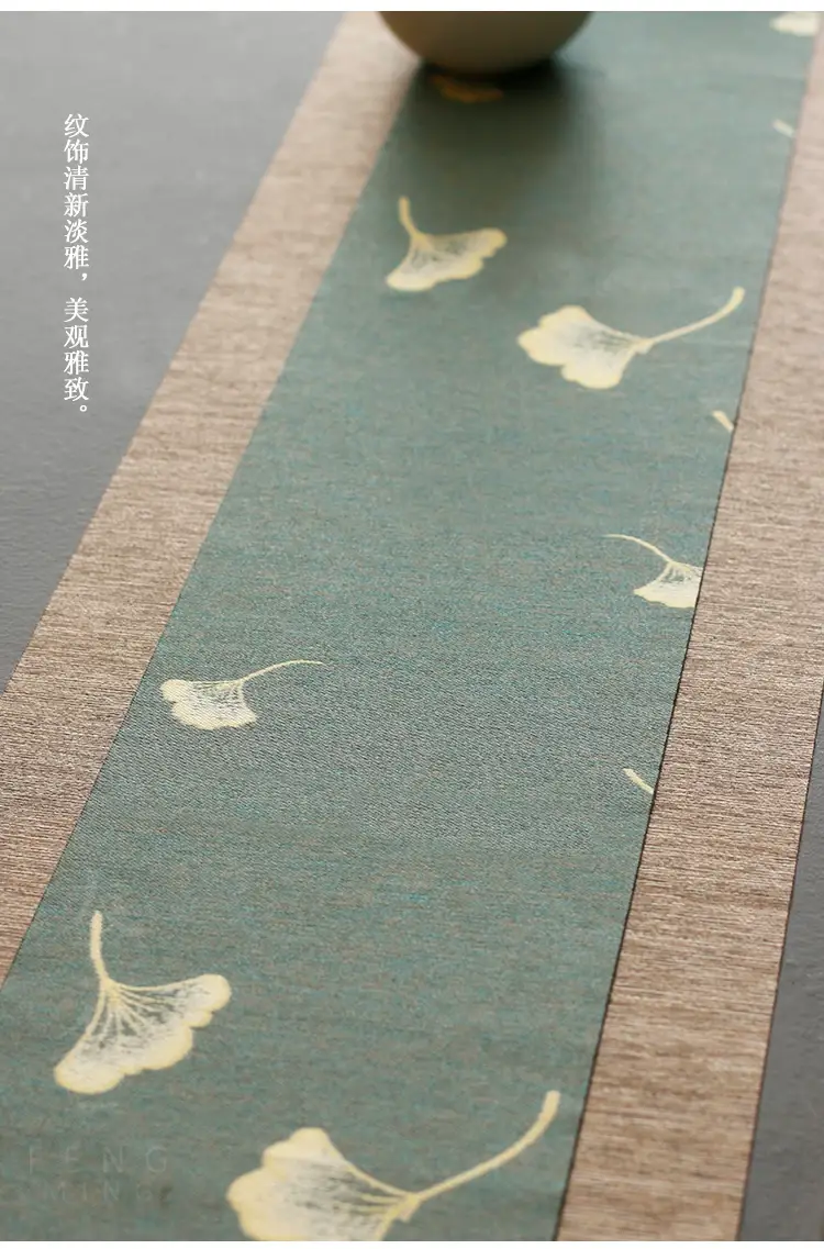 Waterproof Fiber Tea Mat Brown Zen Tea Tray Mat 200x20cm — feature 3