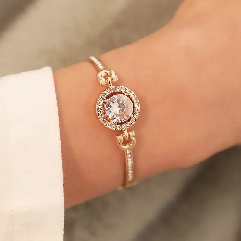 1 Karat Zircon Cross Border Bracelet for Women - Image 6