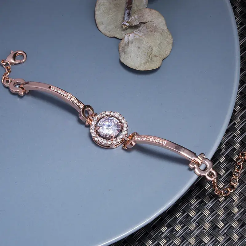 1 Karat Zircon Cross Border Bracelet for Women - Image 7