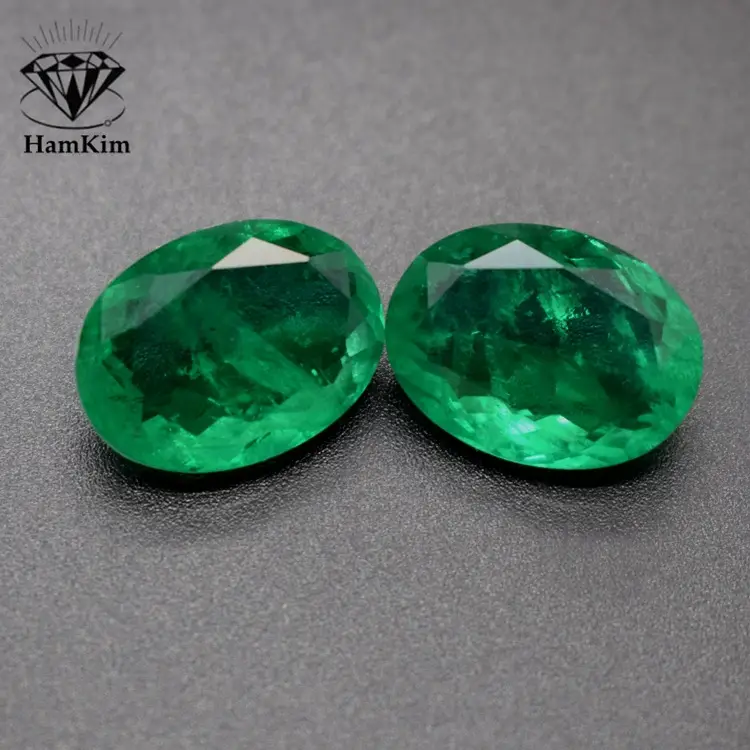 Green Oval Gemstone Ring Earring Main Stone Ring