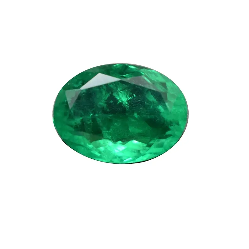 Green Oval Gemstone Ring Earring Main Stone Ring