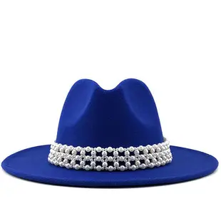 Women Woolen Cowboy Hat with Golden Ring Buckle — feature 9