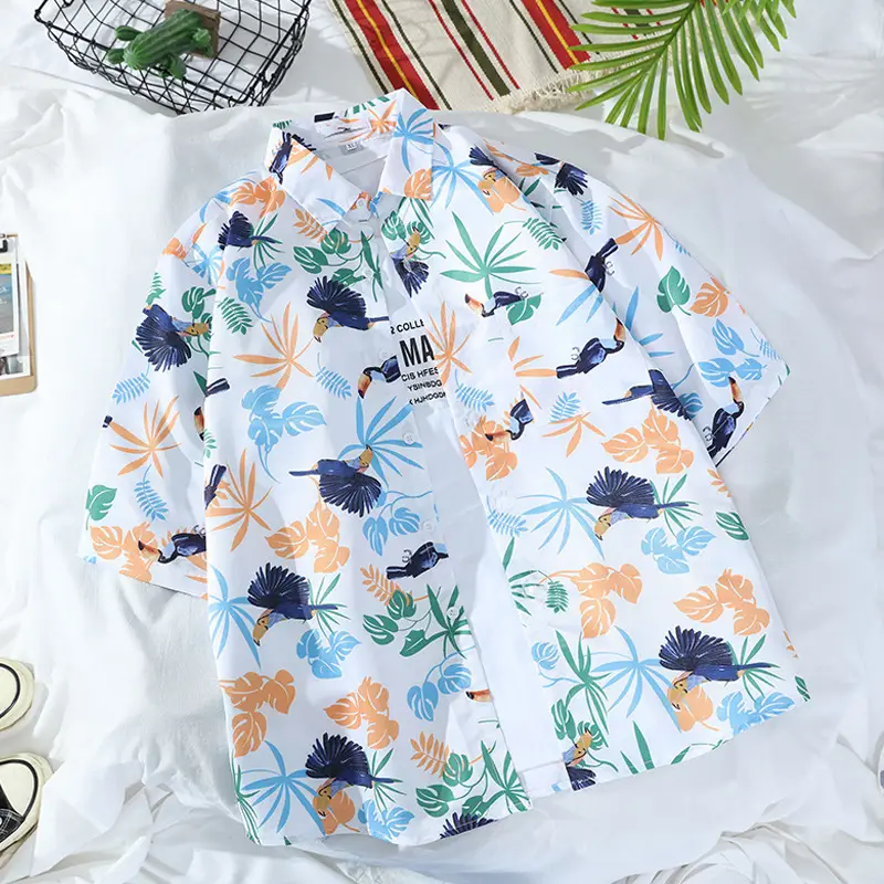 Hainan Island Printed Short Sleeve Shirt for Men Women - Image 16