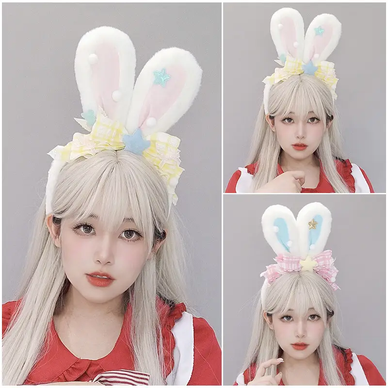 Handmade JK Rabbit Ears Hairband for Women - Image 17