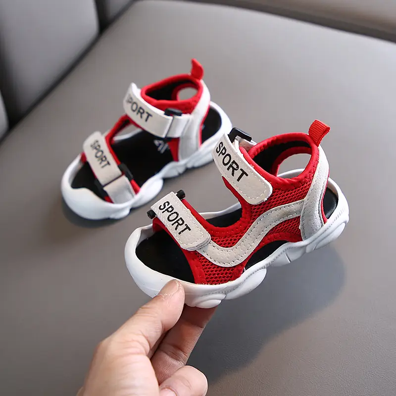 White Red Sandals for Kids 0-13 Years