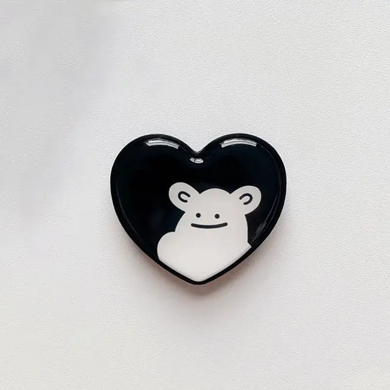 Heart Shaped Mobile Phone Airbag Bracket with "Hope World" Logo - Image 5