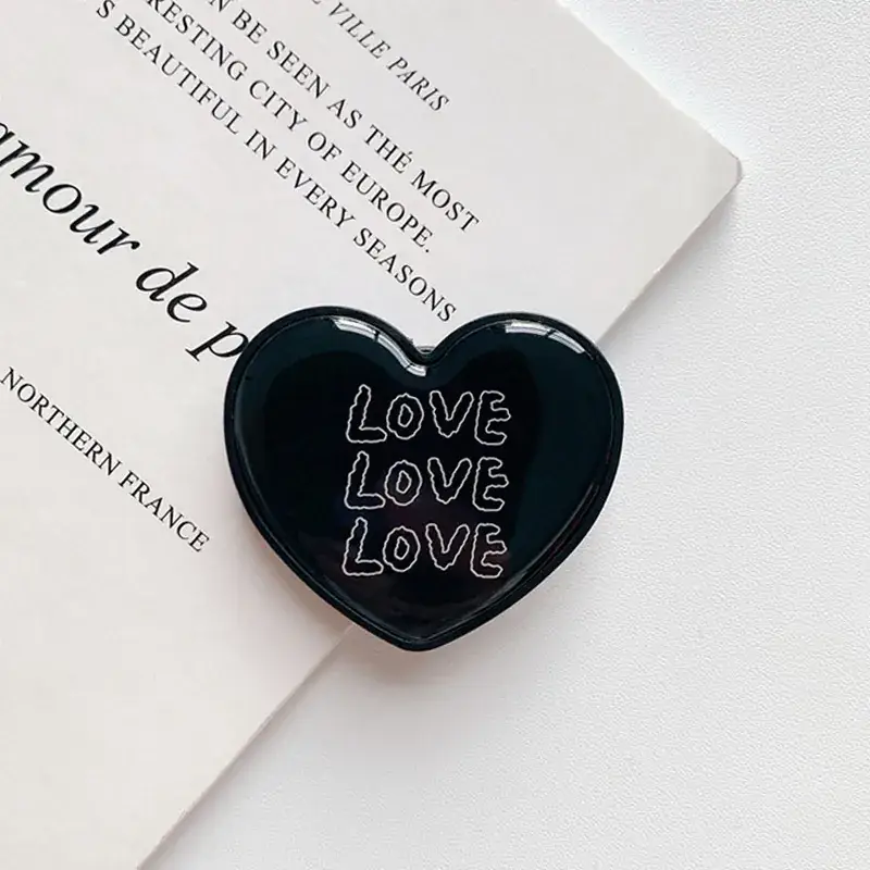 Heart Shaped Mobile Phone Airbag Bracket with "Hope World" Logo - Image 7