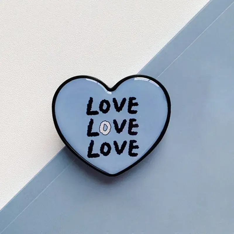Heart Shaped Mobile Phone Airbag Bracket with "Hope World" Logo - Image 8