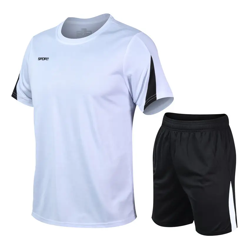 Men Black 2Pc Basketball Workout Shorts Set
