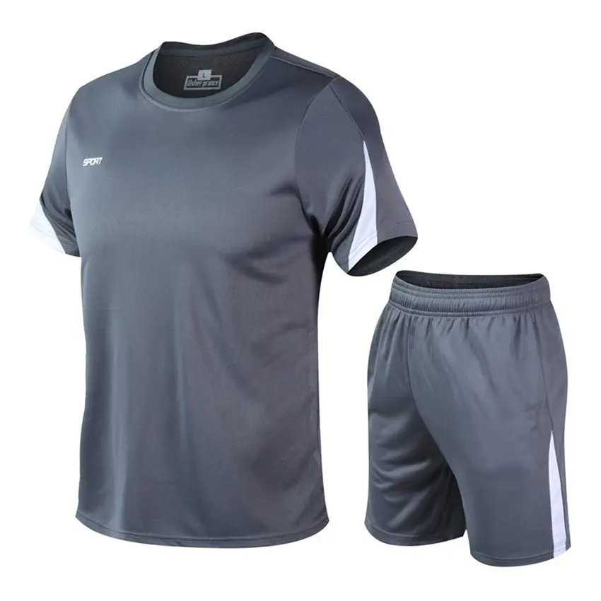 Men Black 2Pc Basketball Workout Shorts Set