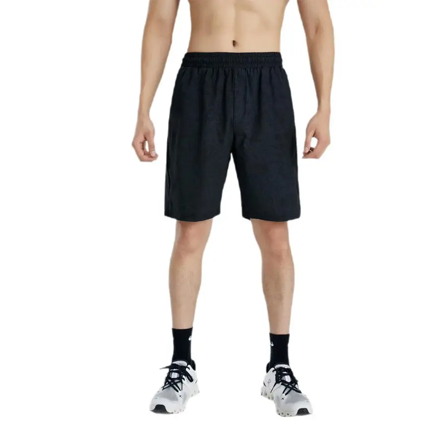 Men Grey Breathable Knee Shorts for Summer - Image 9