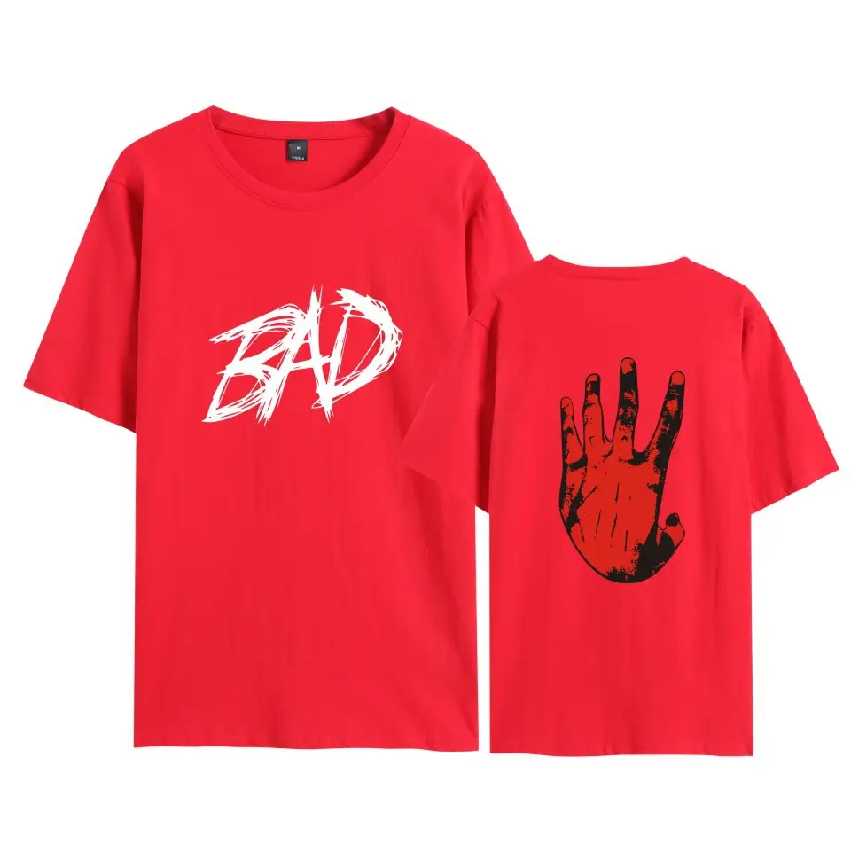 Bad Handprint T-Shirt Set for Men Women Navy Blue
