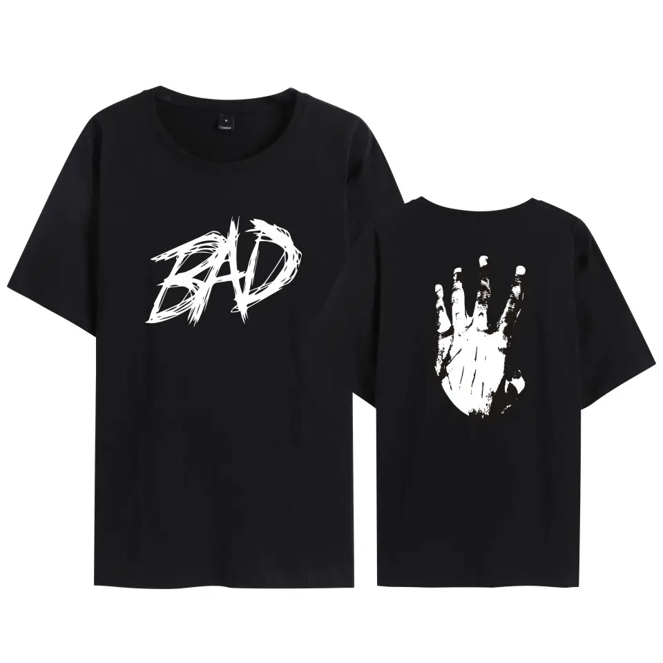 Bad Handprint T-Shirt Set for Men Women Navy Blue
