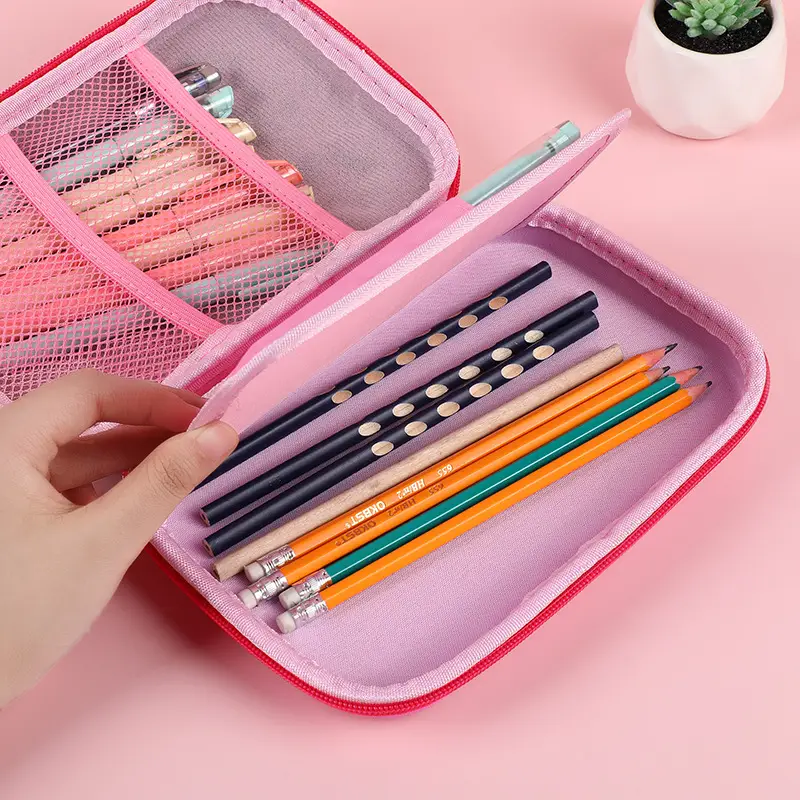 Pink Unicorn Cartoon Pencil Box for Girls Boys