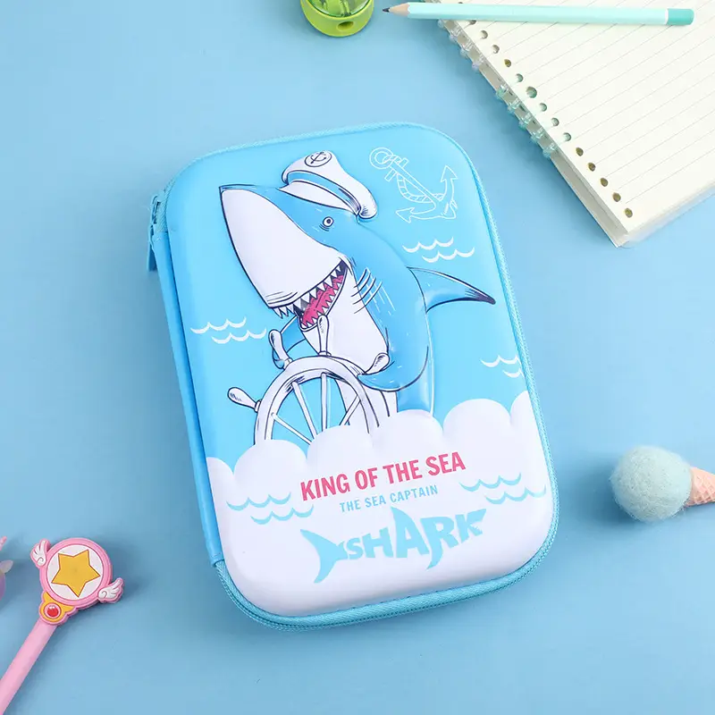 Pink Unicorn Cartoon Pencil Box for Girls Boys