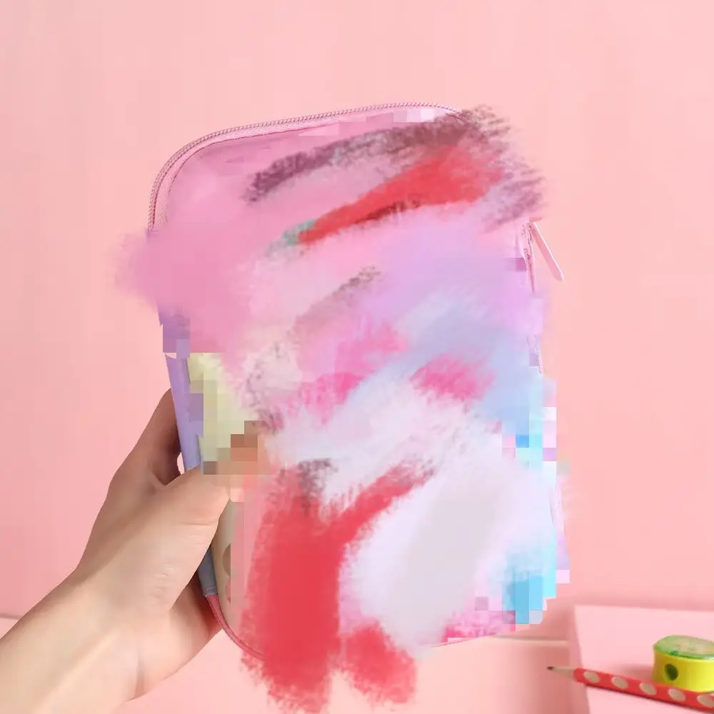 Pink Unicorn Cartoon Pencil Box for Girls Boys
