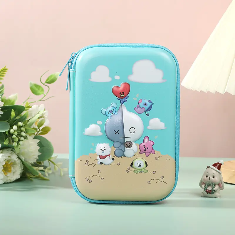Pink Unicorn Cartoon Pencil Box for Girls Boys