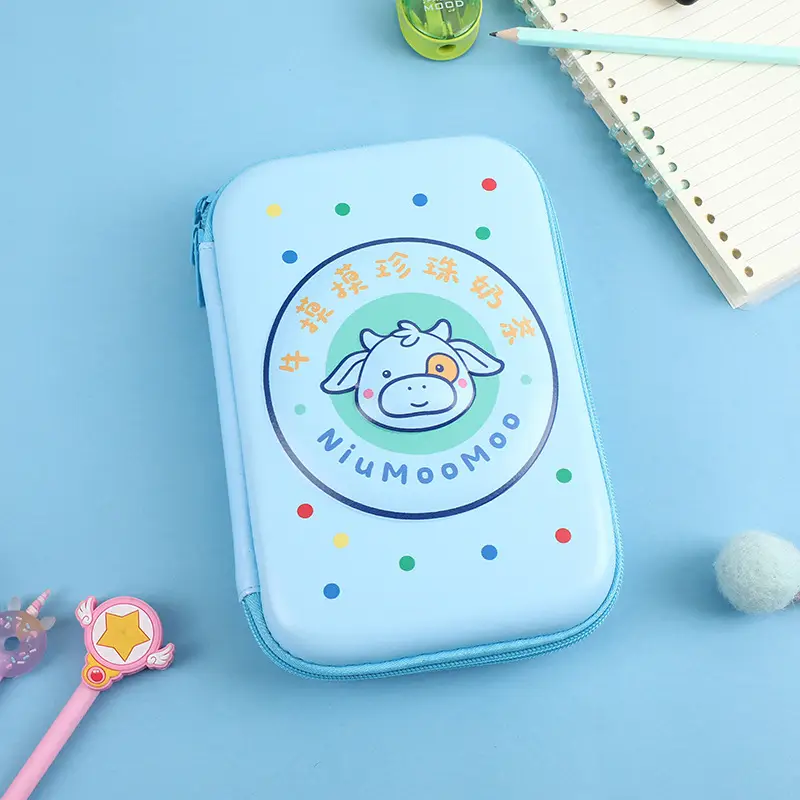 Pink Unicorn Cartoon Pencil Box for Girls Boys