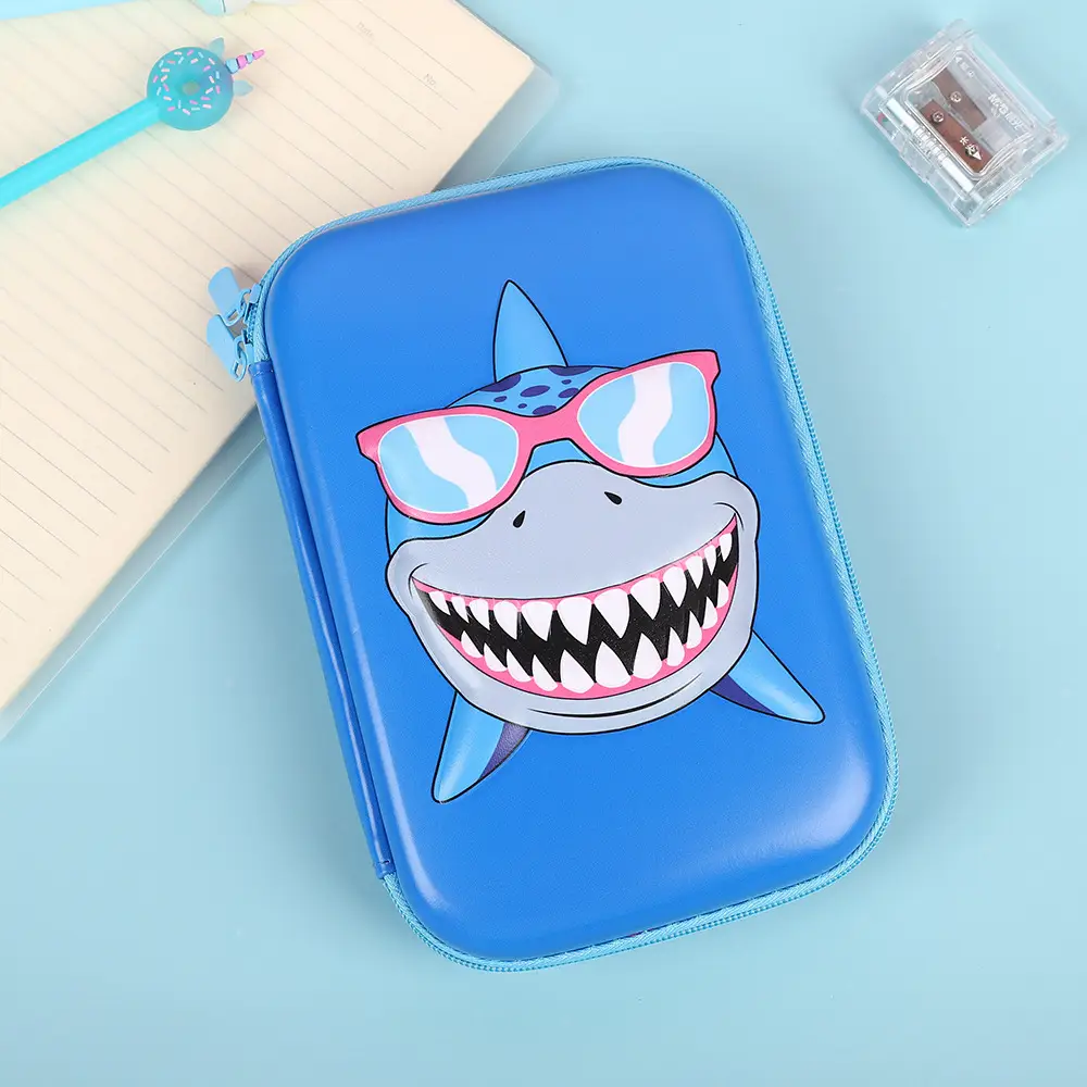 Pink Unicorn Cartoon Pencil Box for Girls Boys