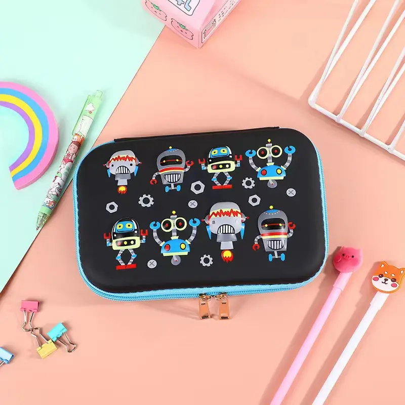 Pink Unicorn Cartoon Pencil Box for Girls Boys