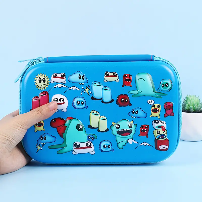 Pink Unicorn Cartoon Pencil Box for Girls Boys