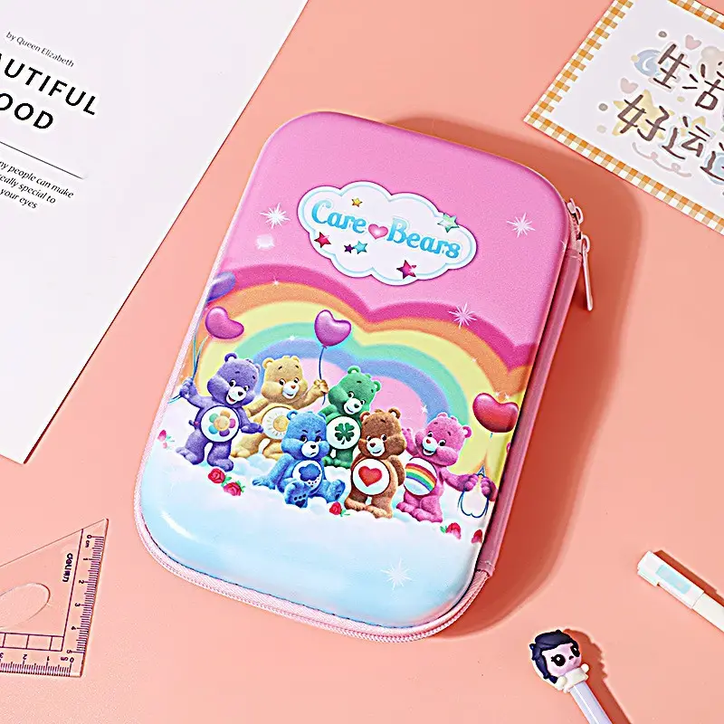 Pink Unicorn Cartoon Pencil Box for Girls Boys