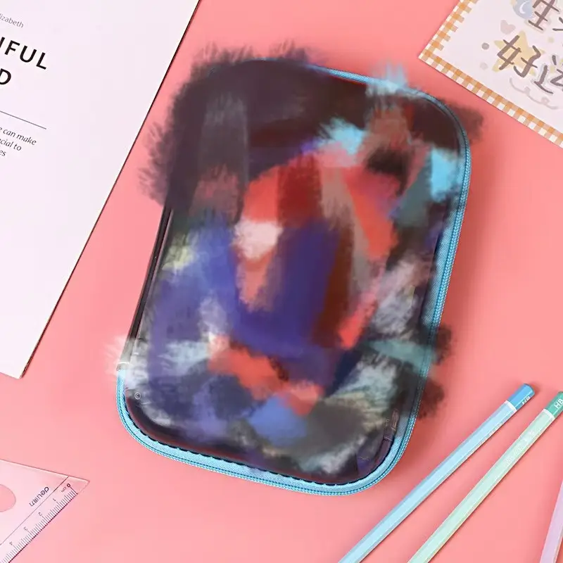 Pink Unicorn Cartoon Pencil Box for Girls Boys