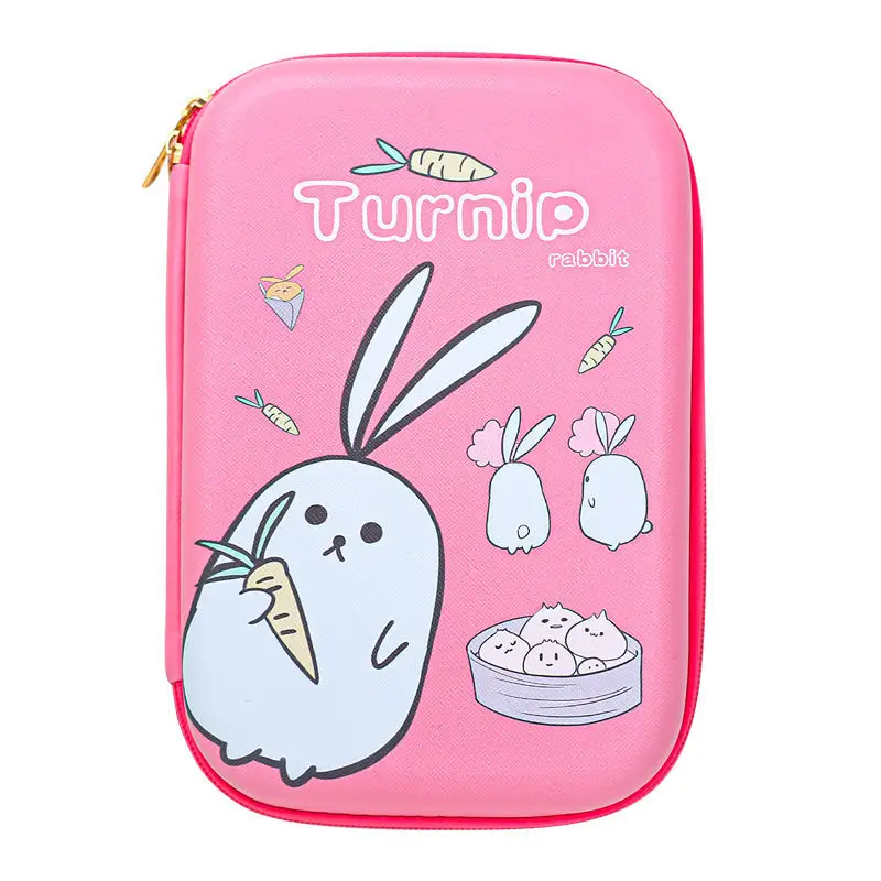 Pink Unicorn Cartoon Pencil Box for Girls Boys