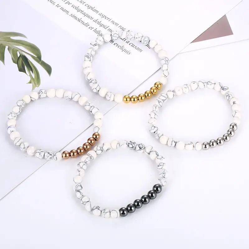 Tiffany Style Beaded Bracelet for Women's Handwear - Image 6