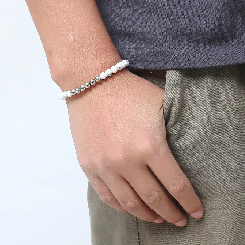 Tiffany Style Beaded Bracelet for Women's Handwear - Image 8