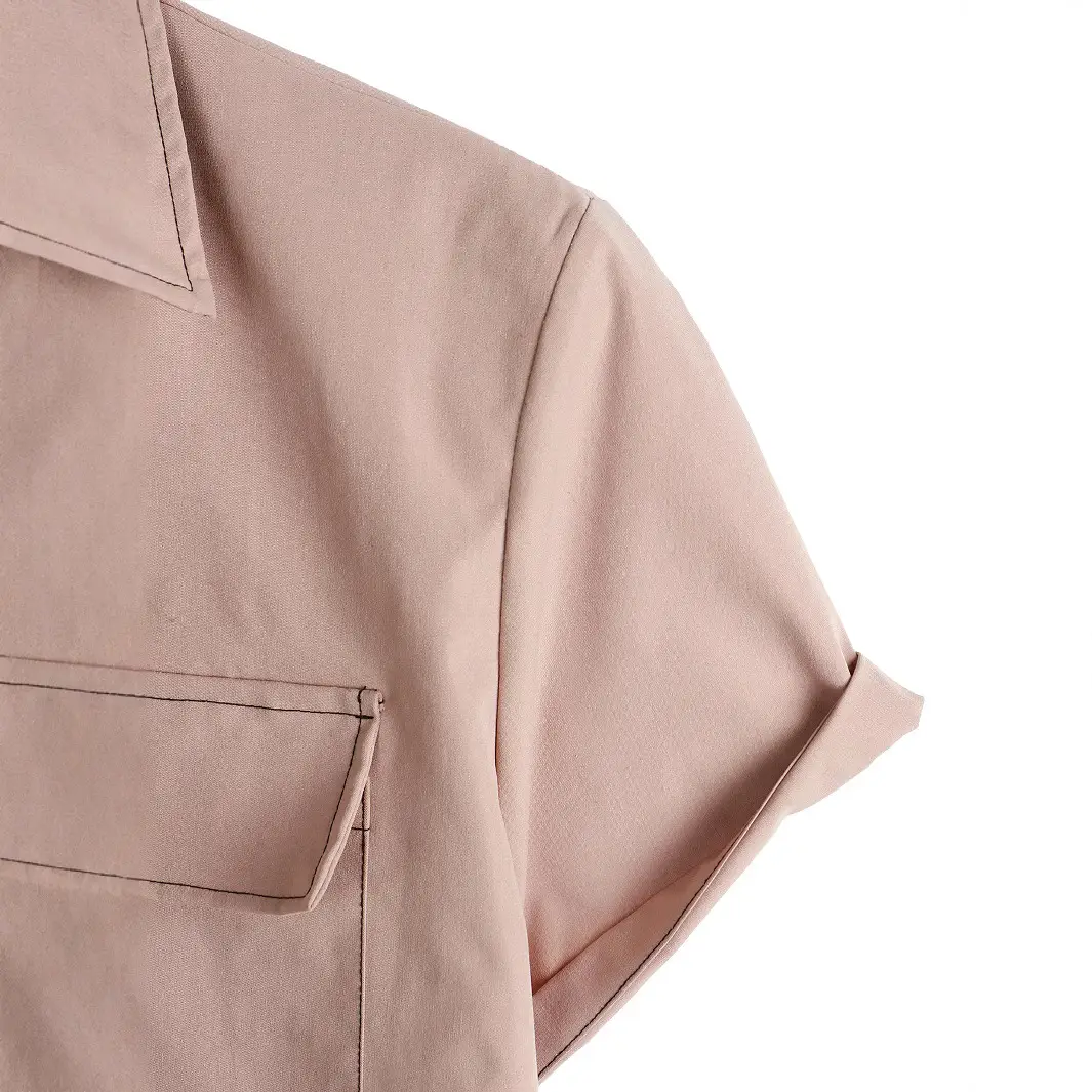 Men's Beige Button Down Shirt 2022