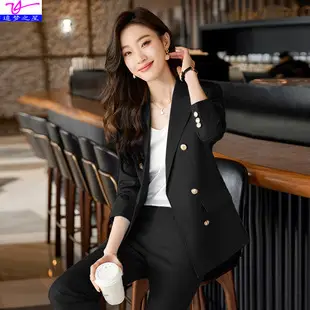 Women's Apricot Thin Professional Suit Summer 2023 — feature 5
