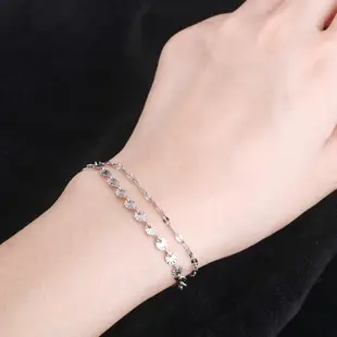 Titanium Steel Men Women Chain Bracelet Retro Spliced — feature 10