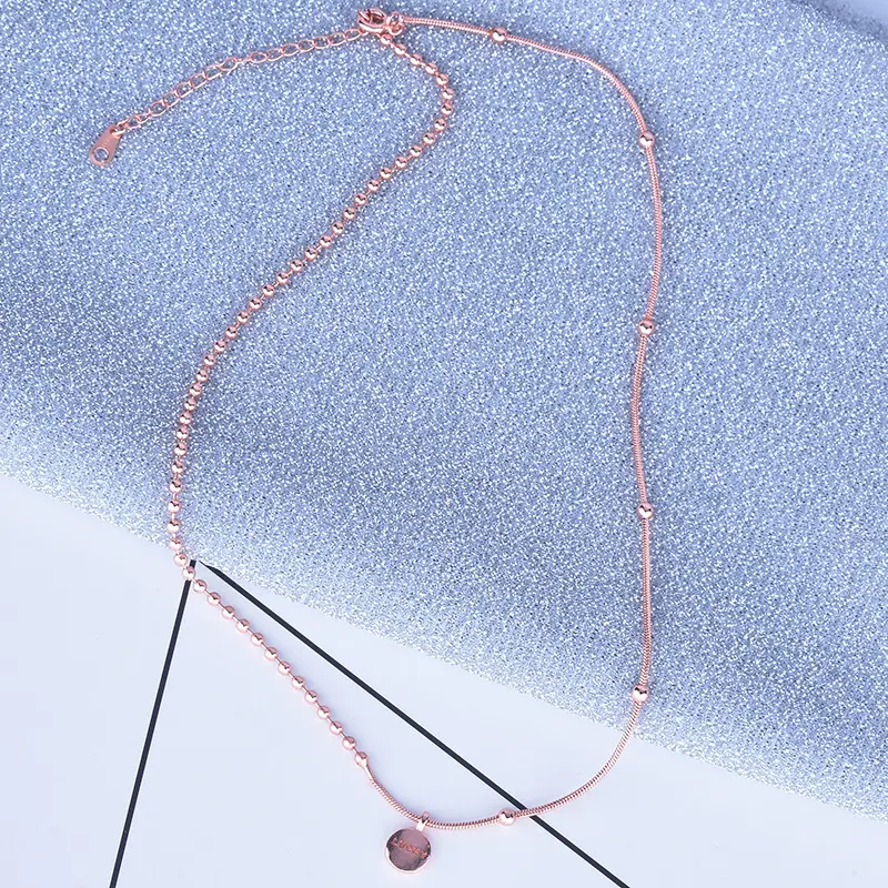 925 Silver Lucky Bean Necklace for Women - Image 4