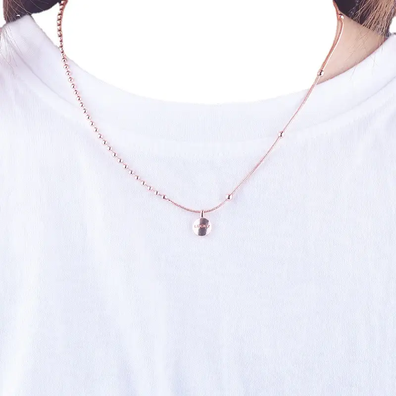 925 Silver Lucky Bean Necklace for Women - Image 5