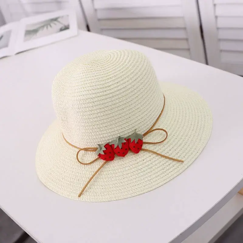 Women Straw Hat Summer Sunscreen Big Brim Beach Hat — feature 15