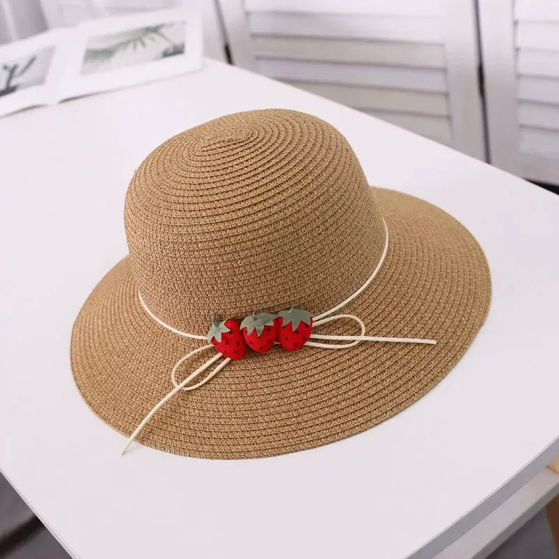 Women Straw Hat Summer Sunscreen Big Brim Beach Hat — feature 17